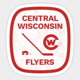 DEFUNCT - Central Wisconsin Flyers Hockey Sticker